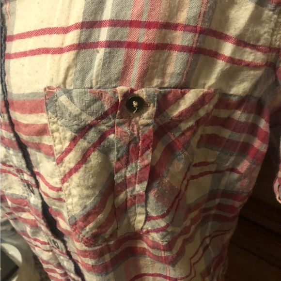 Carhartt Pink & Grey Plaid button down. Size XL. - Picture 6 of 6